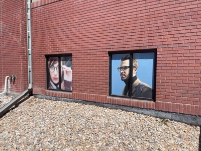 Perforated Window Vinyl Photo